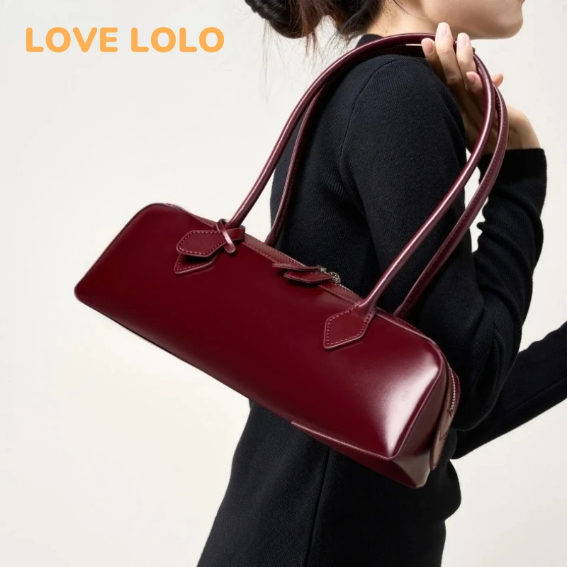 

Genuine leather bag woman 2025 korean luxury bag vintage long shoulder bag Handbags ladies underarm Bag Shopping bag