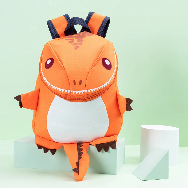 Adorabile zaino dinosauro 3D divertente borsa da scuola per animali per bambini ideale per la scuola materna bambino primario Mochila perfetto zaino per bambini