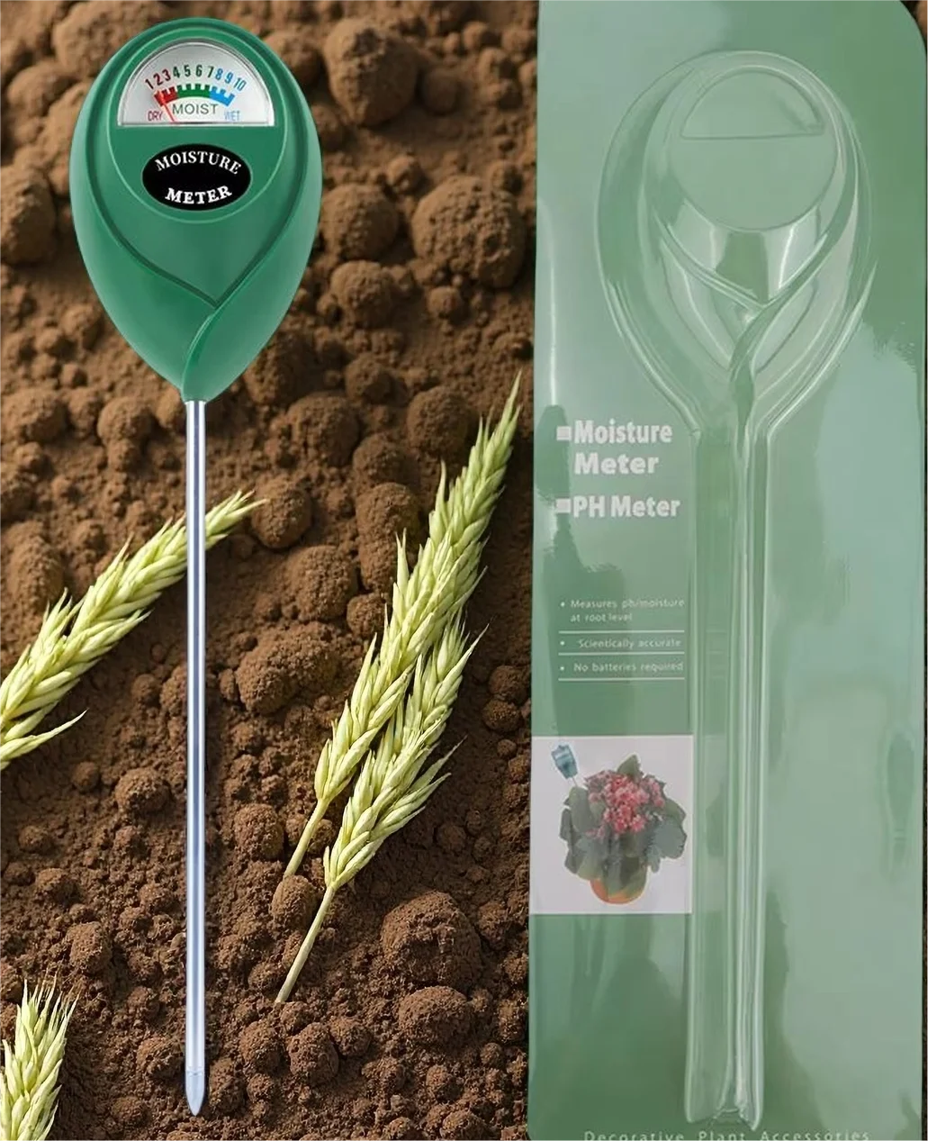 جهاز قياس رطوبة التربة، جهاز ا - مراجعة Gardening Tools Water وسعره