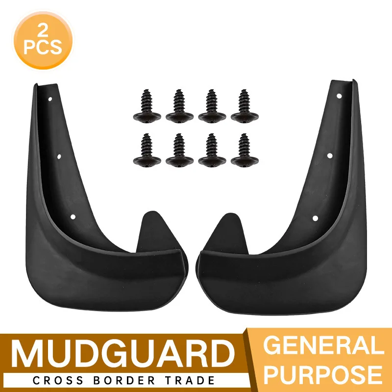 Universal Pickup Truck Mud Flaps, Soft Rubber Mud Guards, Car Exterior Tuning Accessories, Available in 2Pcs /4Pcs Set
