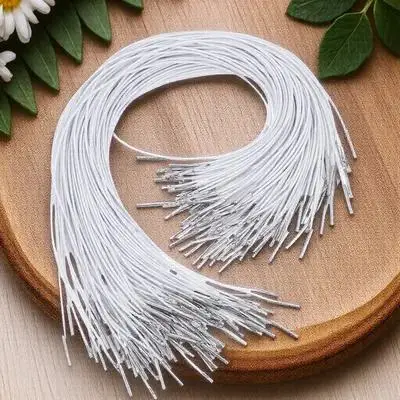 100Pcs DIY Mask Elastic Ropes Handmade Elastic Line for Halloween Party Kindergarten Family Activities Soft Comfortable