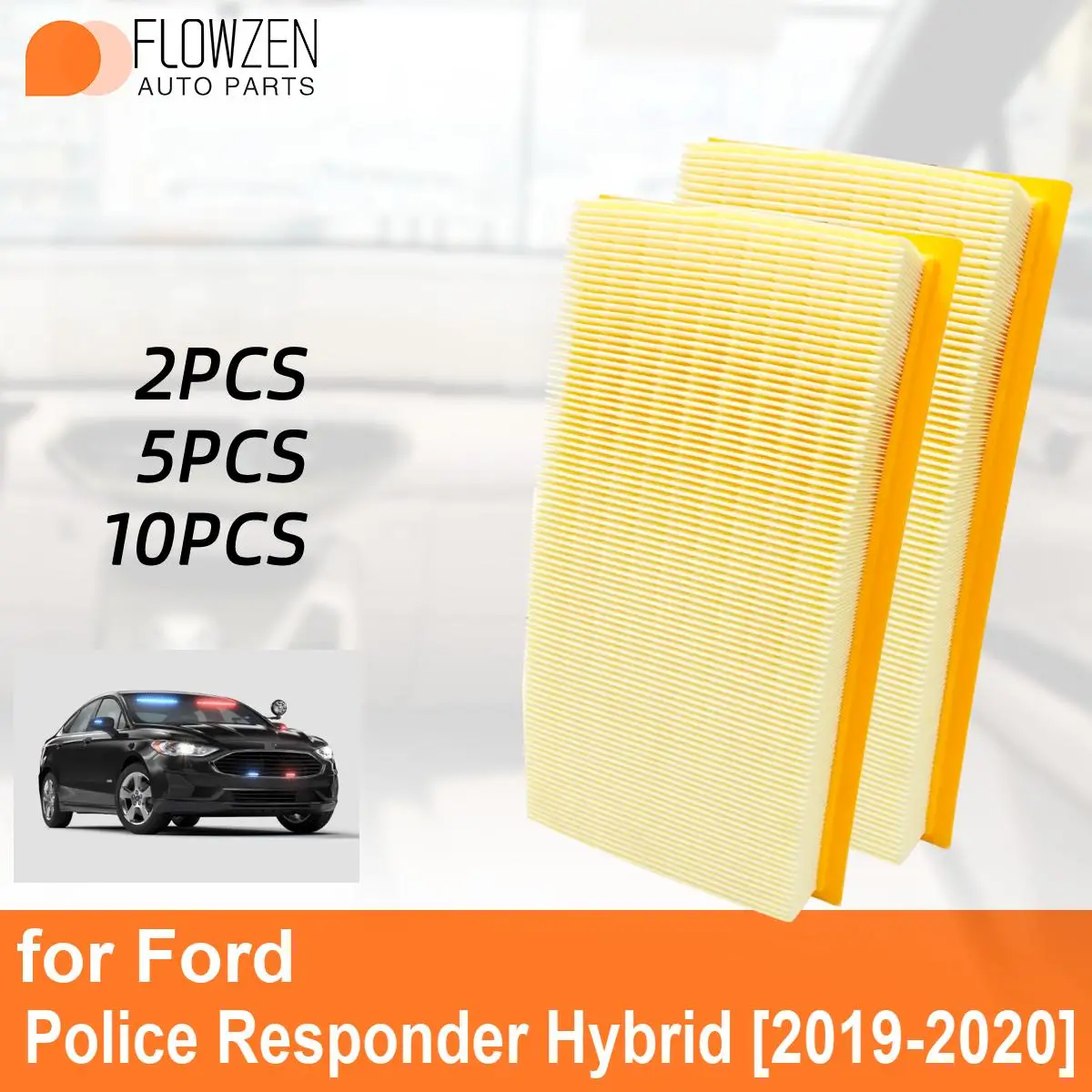 Car Cabin Air Filter for Ford Police Responder Hybrid 2019-2020 Auto Filters Carbon Fiber CA10242 7T4Z-9601-A CY01-13-Z40A