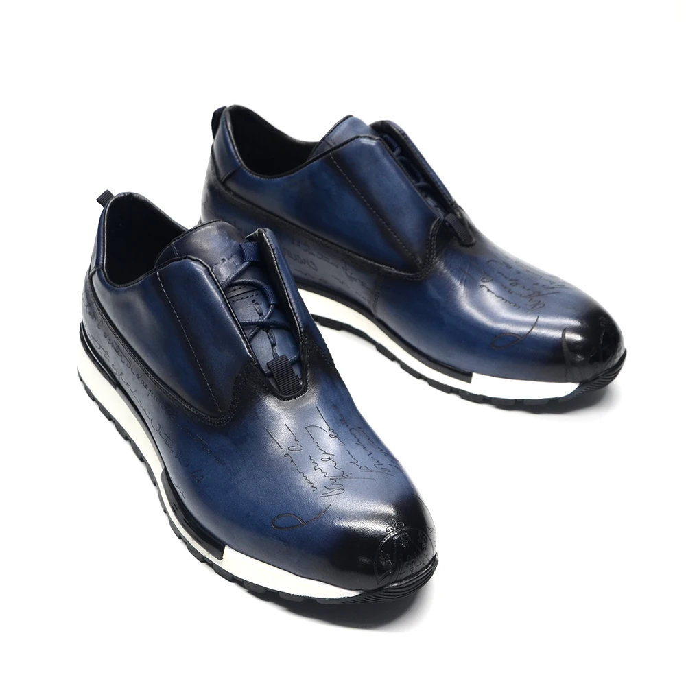 Chaussures de sport décontractées pour hommes, marque classique de styliste, en cuir véritable, à lacets, chaussures d'extérieur de base, Oxfords plats quotidiens