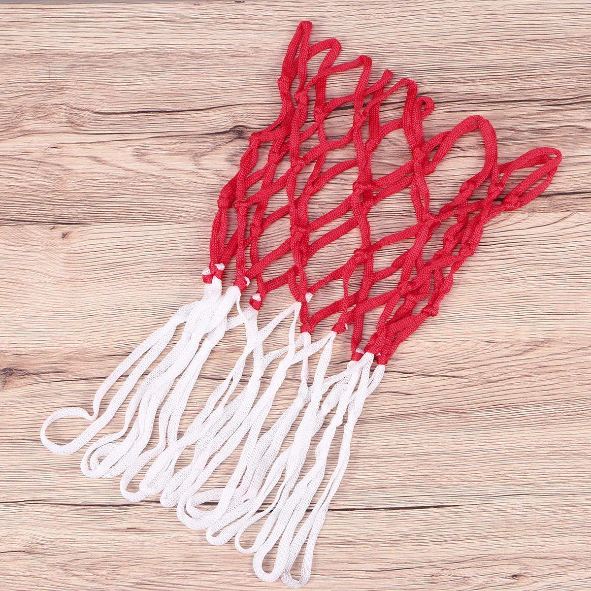 شبكة كرة سلة من مادة البوليستر البولي بروبيلين شديدة التحمل بحجم عادي، شبكة كرة سلة احترافية غير احترافية متعددة الألوان