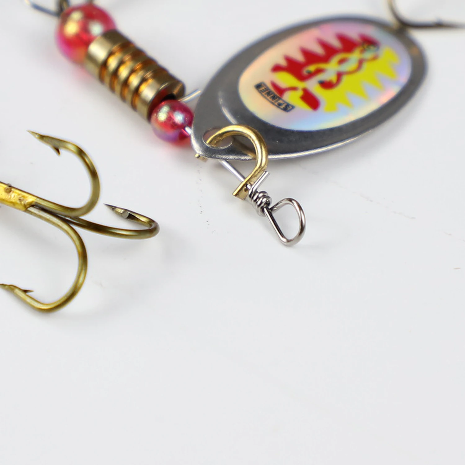 Señuelos spinnerbait con lentejuelas láser Free Fisher para trucha - imagen 2