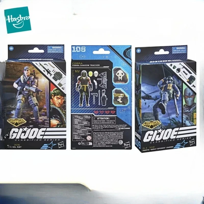 Recién fabricado, Hasbro G.I. Figuras de Acción Joe Classified Series 107 Tunnel Rat, 108 COBRA SHADOW TRACKER, 109 Wolf Spir
