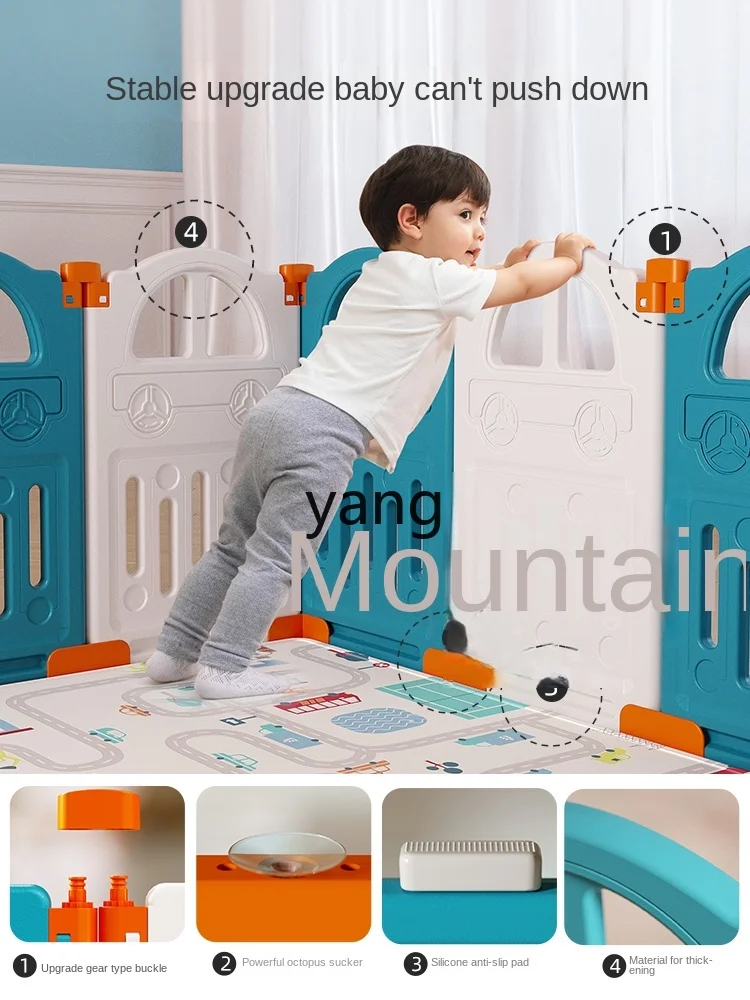 CX Kids Indoor Home Folding Playpen Protective Grating Baby Kids Ground Baby Safe Crawl Pad