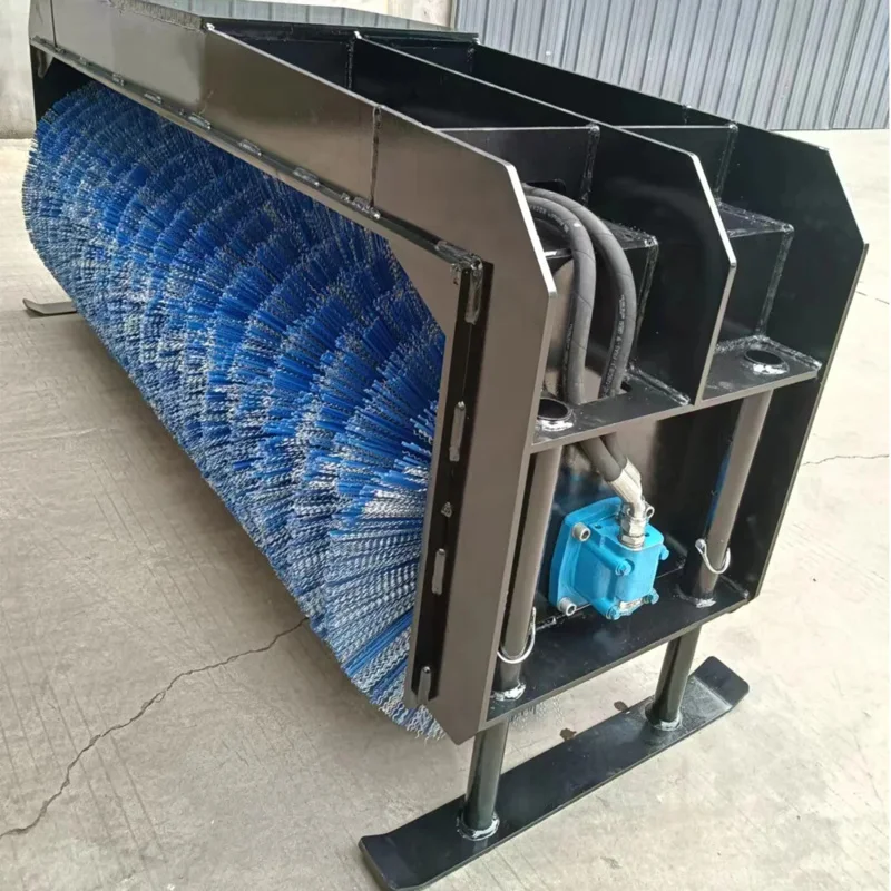 

For Sea Shipping CustomizedConstruction Work Machine Excavator Road Cleaner Sweeper Angle Broom for Sweeping Sand Stone Snow Slu
