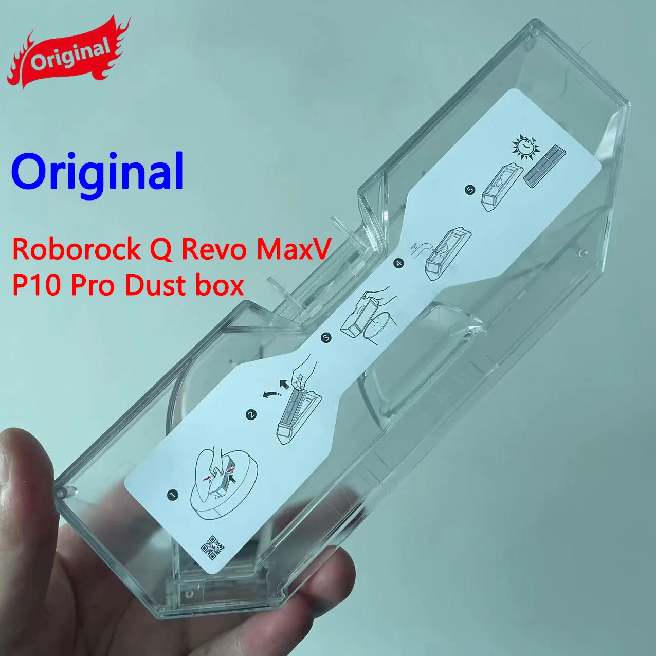 

Original Robrocok Qrevo Max Dust Box Accessories for Roborock P10 Pro Robot Vacuum Cleaner DustBin Dirt Collection Spare Parts