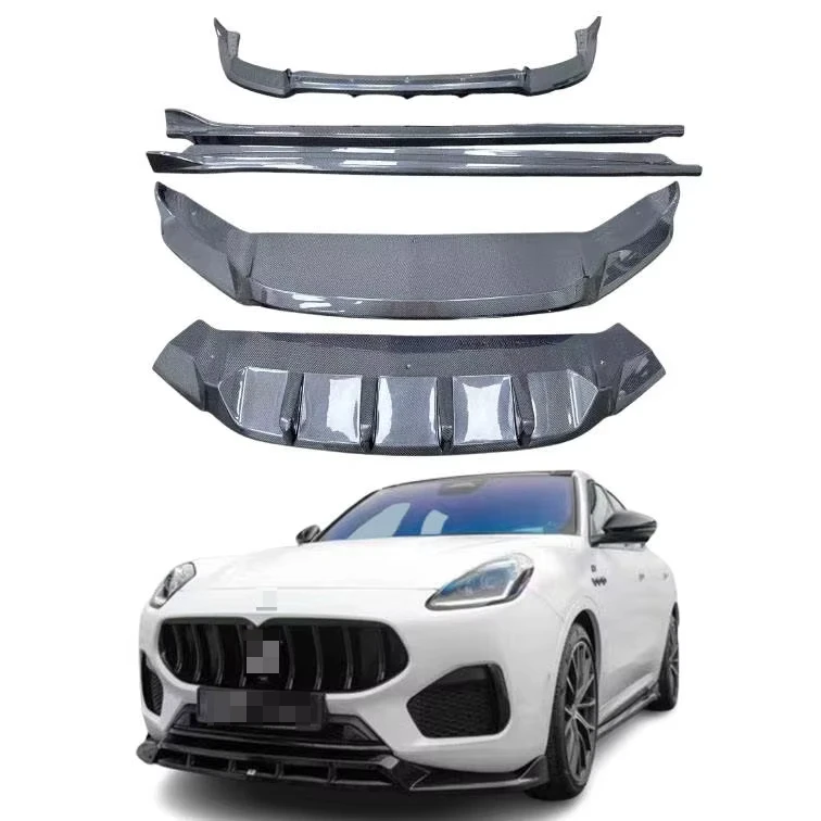 Custom made Carbon Fiber Body Kit forMaserati Grecale(2022-2025) - Front Lip/Side Skirts/Rear Diffuser/Spoiler/Top Wing/Bumper