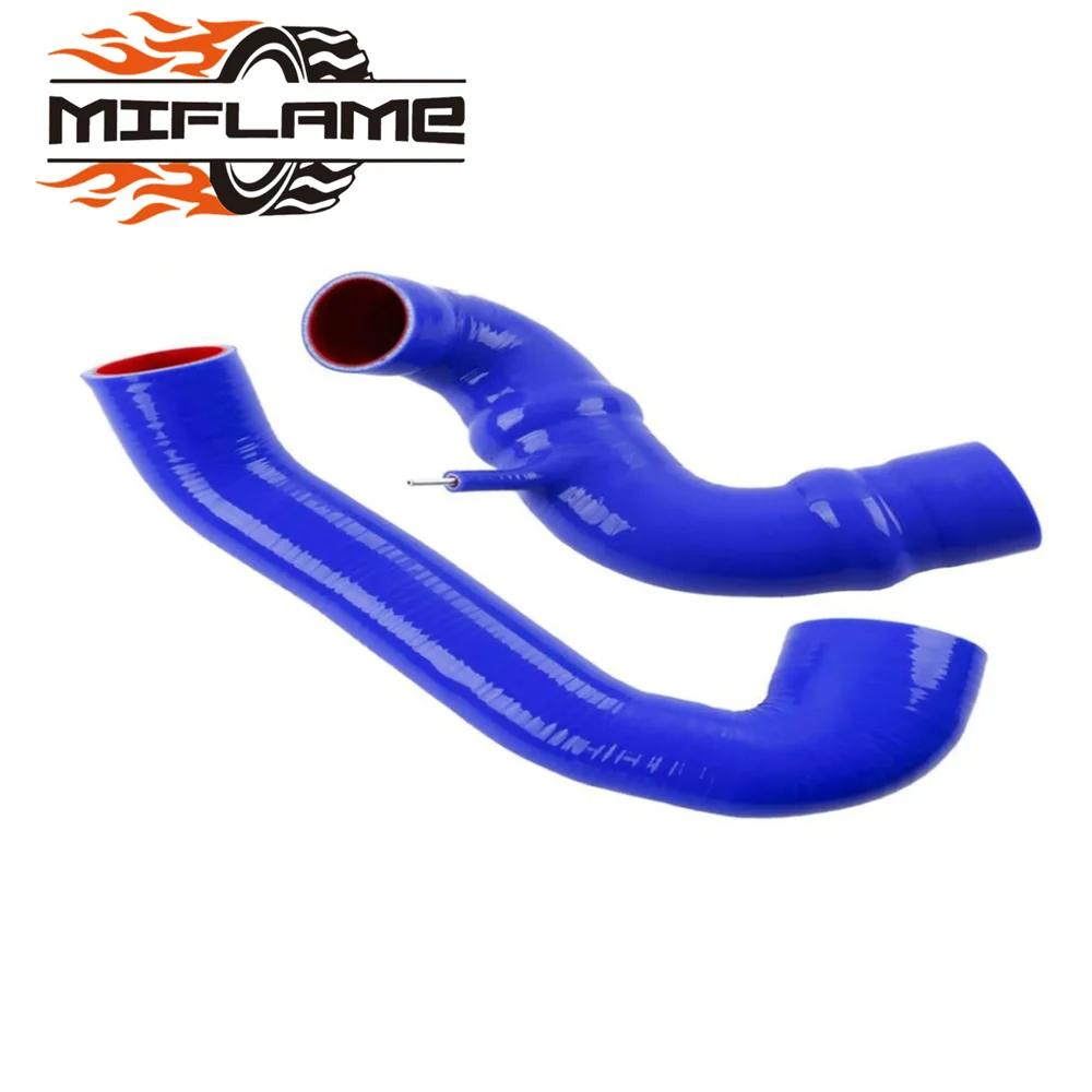 For Saab 93 9-3 1.8t 2.0t 2.0T B207 2004-2008 Intake & Throttle Body Silicone Hoses Air Cleaner Filter Tubes Kit 2Pcs