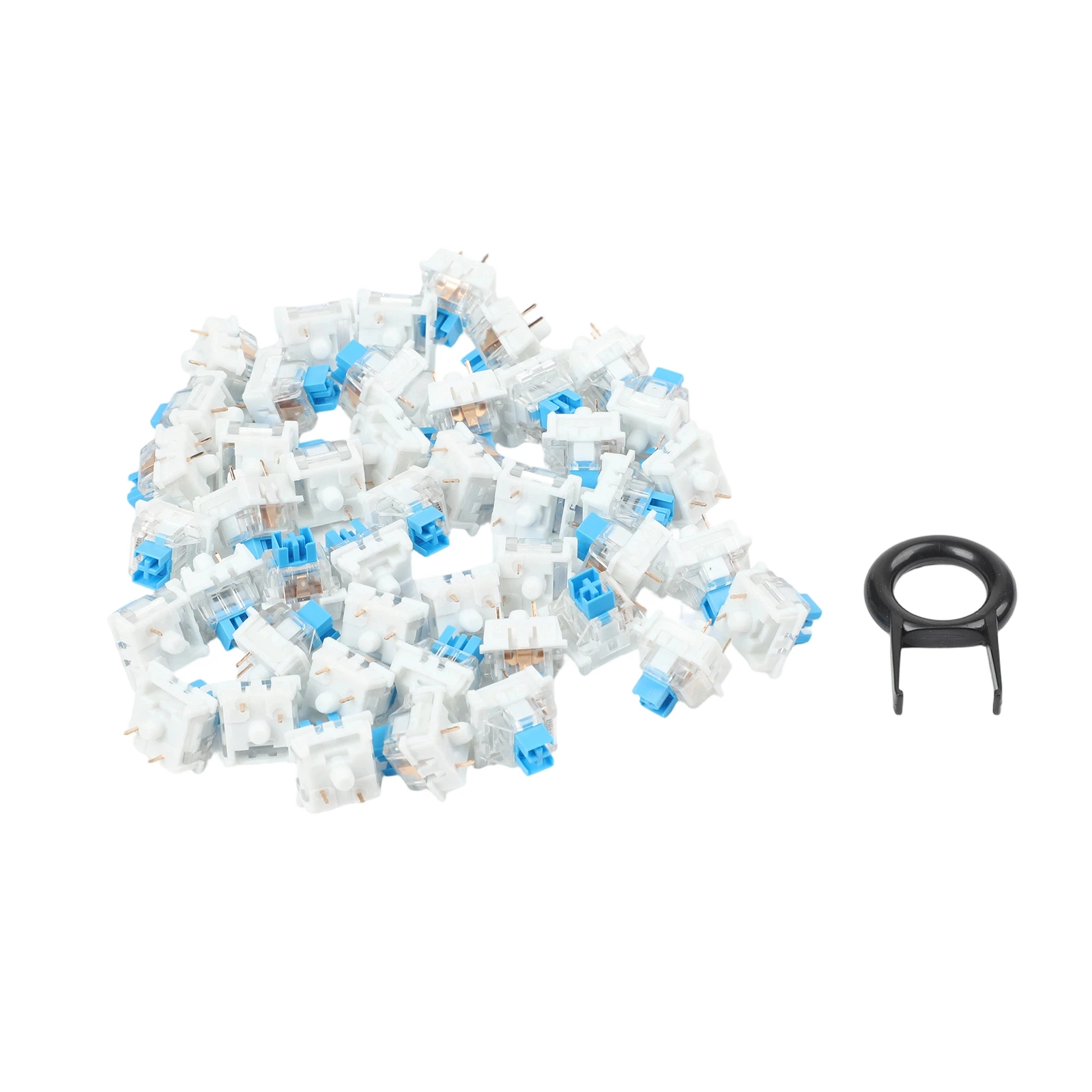 Hot-swap Compatible RGB Keyboard For Custom Keyboard Builds Suitable For Typing And Gaming Optimized Stem Design Pronounced Bump