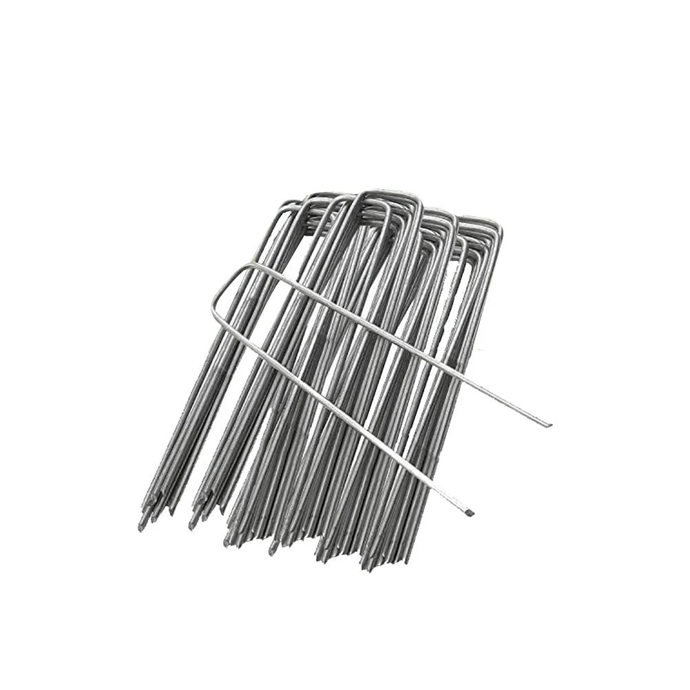 50 pieces of garden ground stakes, U-shaped nails for securing lawns