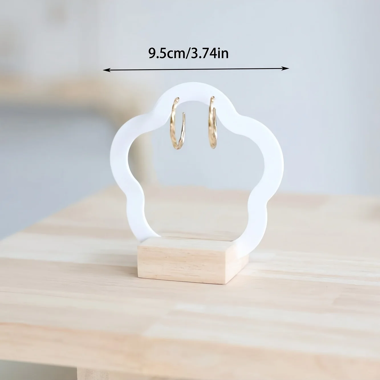 Acrylic and Wooden Earring Display Stand