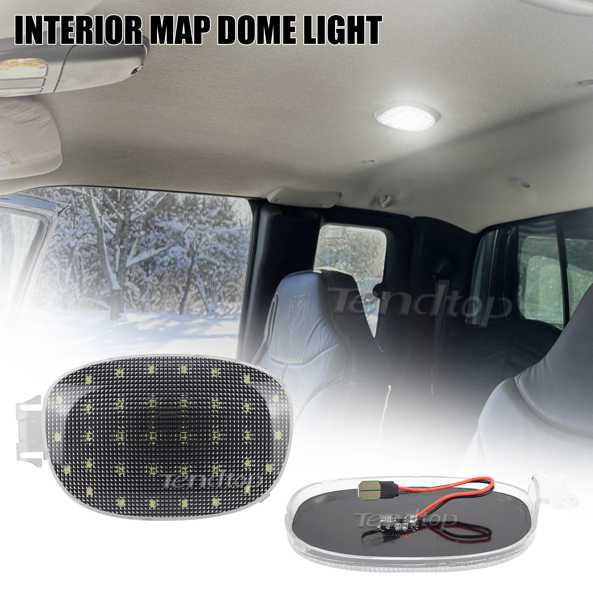 Car Lights White  LED Underhood Lihgt Hood Courtesy Lamps For 2001 2002 2003 Dodge Ram 1500 2500 3500 Stratus Neon