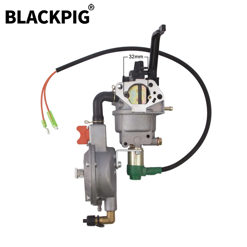 Imagem -05 - Lpg ng Carburador Combustível Duplo Kit de Conector Lpg 5kw 6.5kw 188f 190f 13p Gerador de Benzina Novo Quente