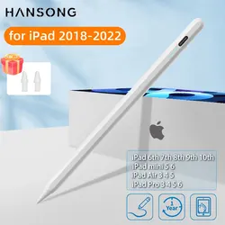 For Apple Pencil Palm Rejection Power Display Ipad Pencil Pen for Apple Pencil 2 1 2022 2021 2020 2019 2018 Pro Air Mini Stylus