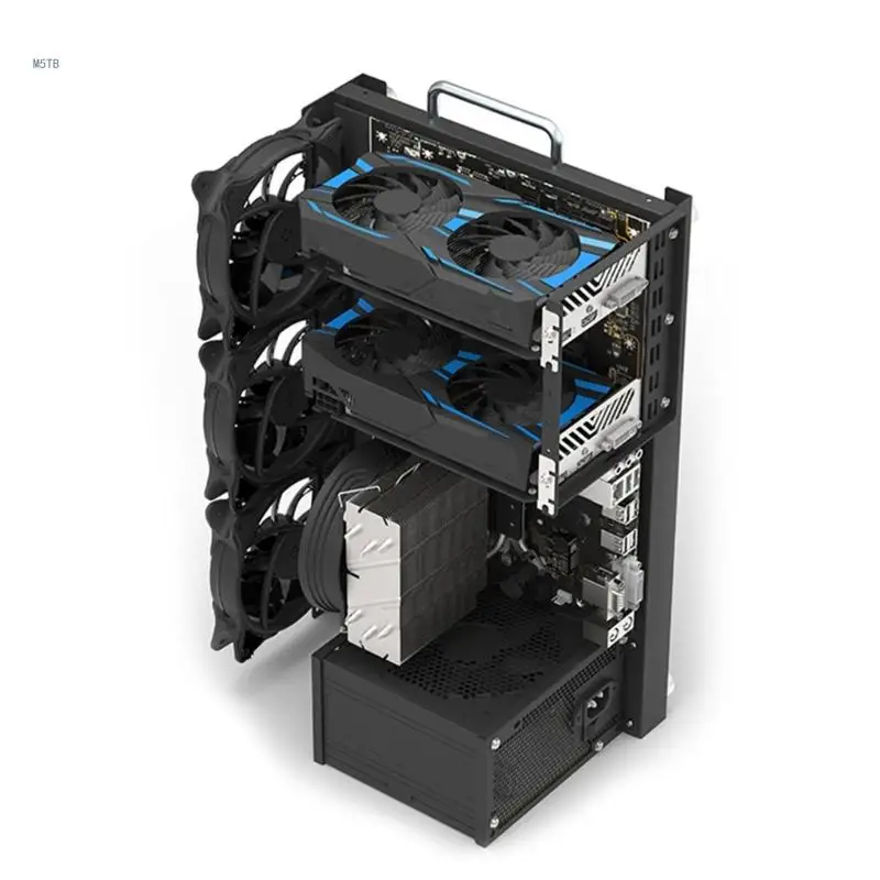 Mining Rig Frame for GPU Aluminum Open Miner Rig Case Rack for Mining Frame Dropship