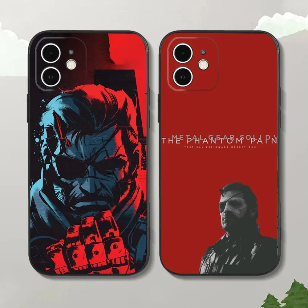 

Game M-Metal Gear S-Solid Phone Case For iPhone16,15,14,13,12 Mini 11 Pro XR,X,XS,MAX 7,8 Plus Silicone Cover Soft Black