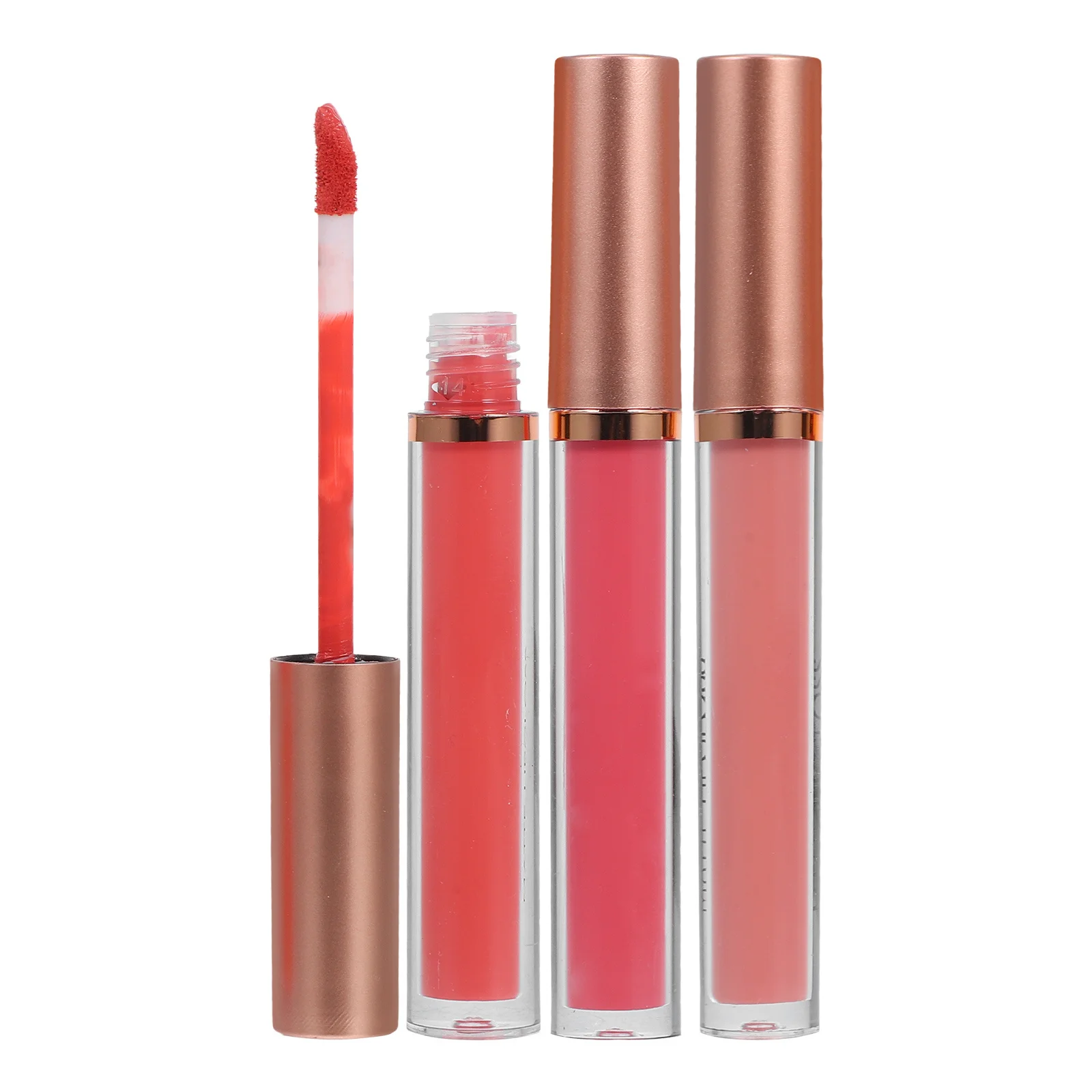 

Набор из 3 матовых жидких помад-блесков для губ длительного действия, водостойкие, нелипкие, быстросохнущие, для женщин и девушек