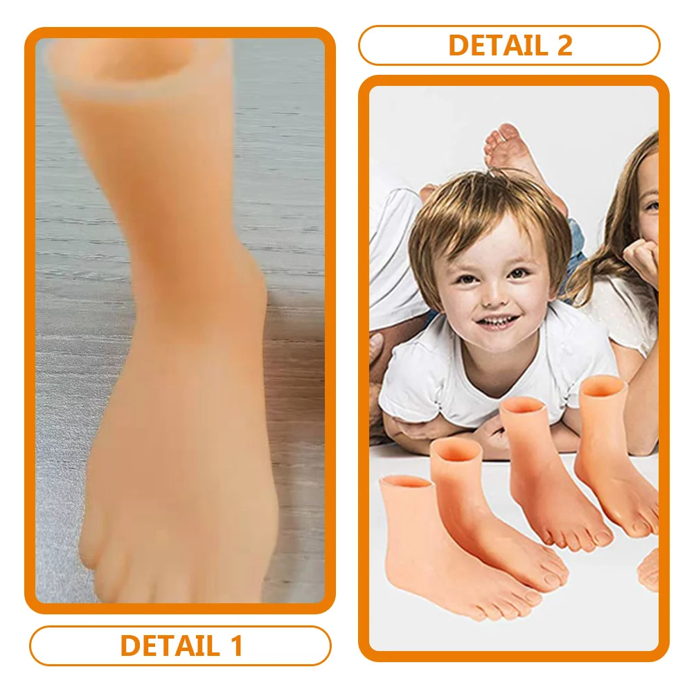 Children Recognition Toy Hands Feet Funny Supplies Small 3d Puppet Human Cognitive Kids Toys