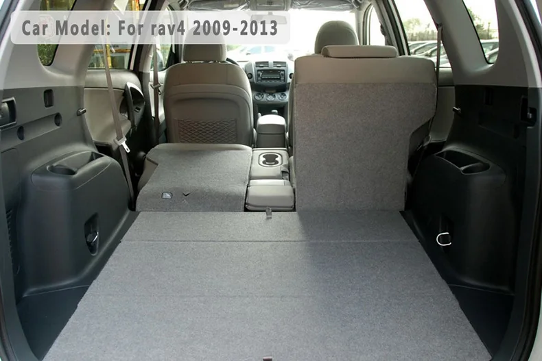 토요타 RAV4 RAV 4 2007 2008 2009 2010 2011 2012 2013 자동차 바닥 매트 트렁크 카펫 자동차 내부 액세서리 방수 러그