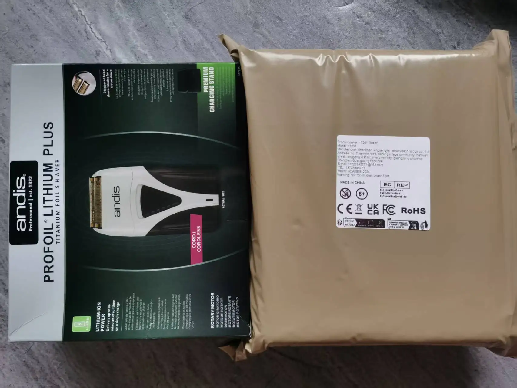 الأصلي andis 17205 الحلاق المقص الكهربائي النفط رئيس تبييض مقص الشعر الترددية الحلاقة ماكينة حلاقة