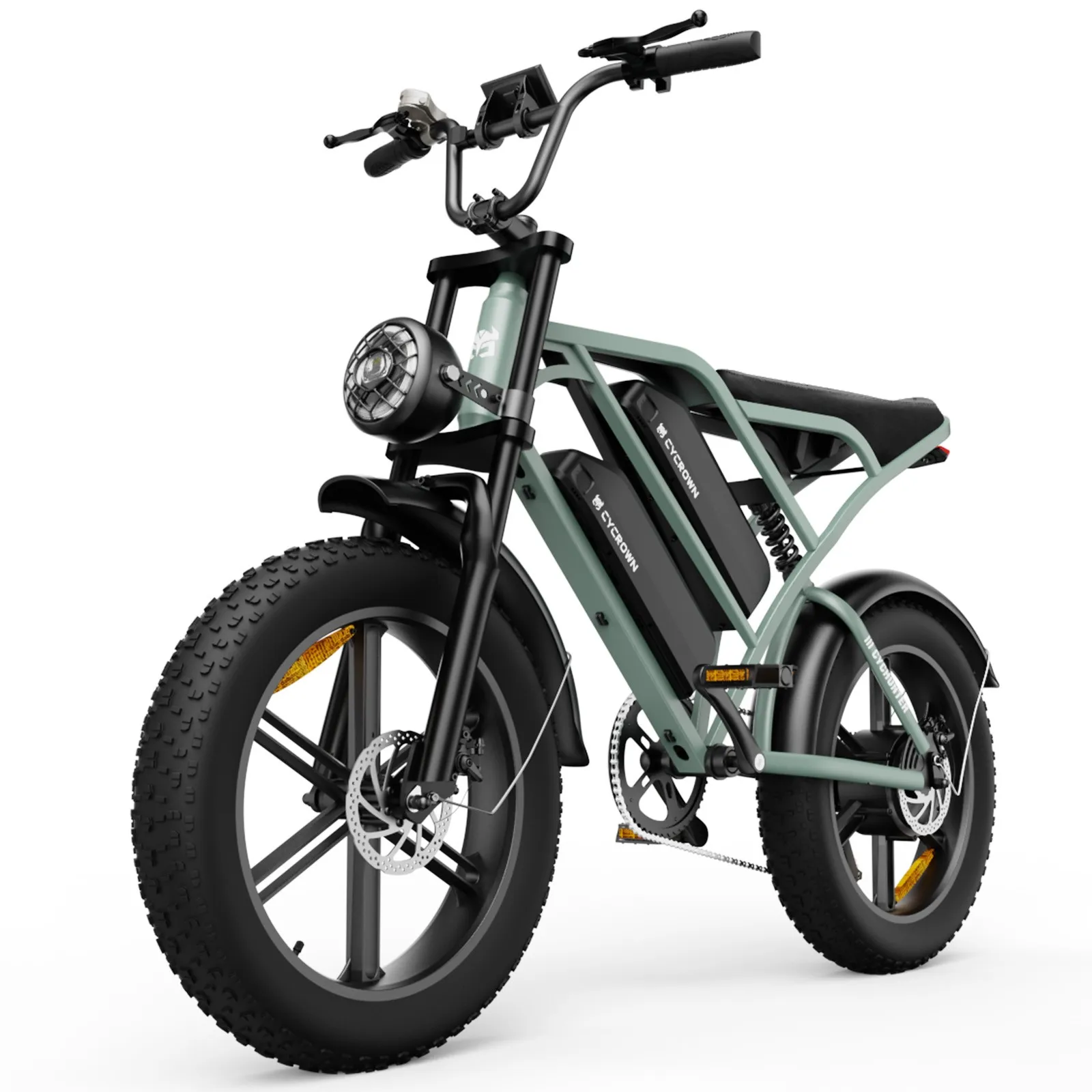 -26ah Electric Bike 48V 26Ah Dual Battery 28MPH Adult Ebike