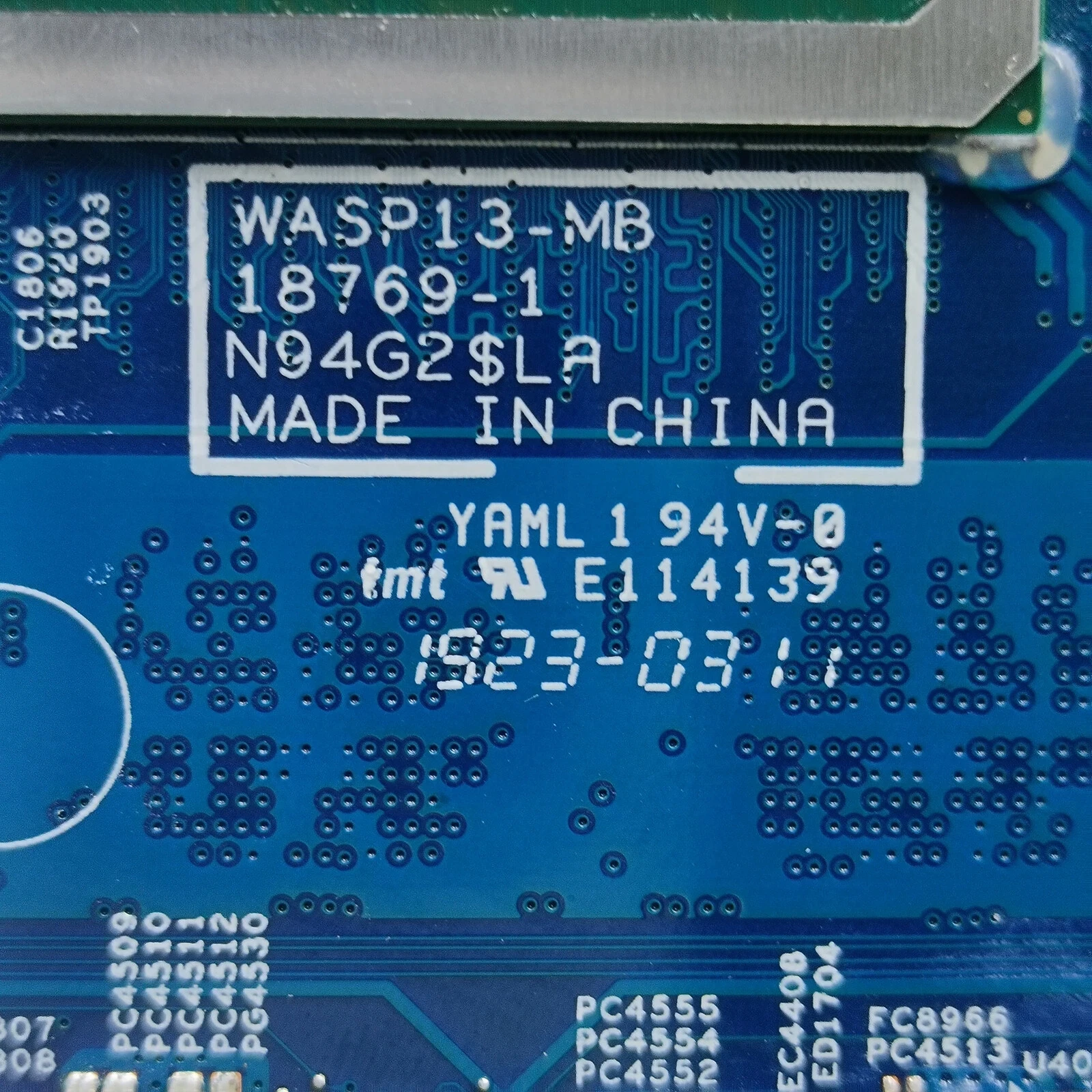 GW1B01 لـ Vostro 5390 5391 اللوحة الأم 18769-1 i7-10510U 16GB MX250 2GB