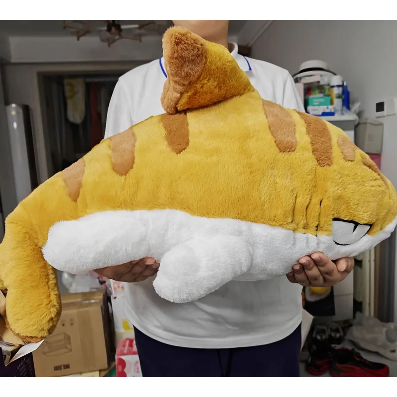 

Sharkitty Plush Doll Anime Style Large Pillow Stuffed Toy 40-100cm Kawaii Desktop Decor Creative Birthday Gift Furry Companion