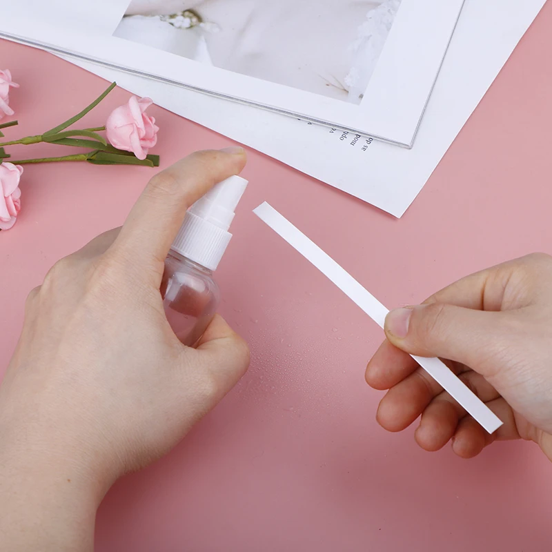 100PCS 137*7mm Flat Aromatherapy Test Strips - Disposable Paper for Essential Oil & Perfume Sampling