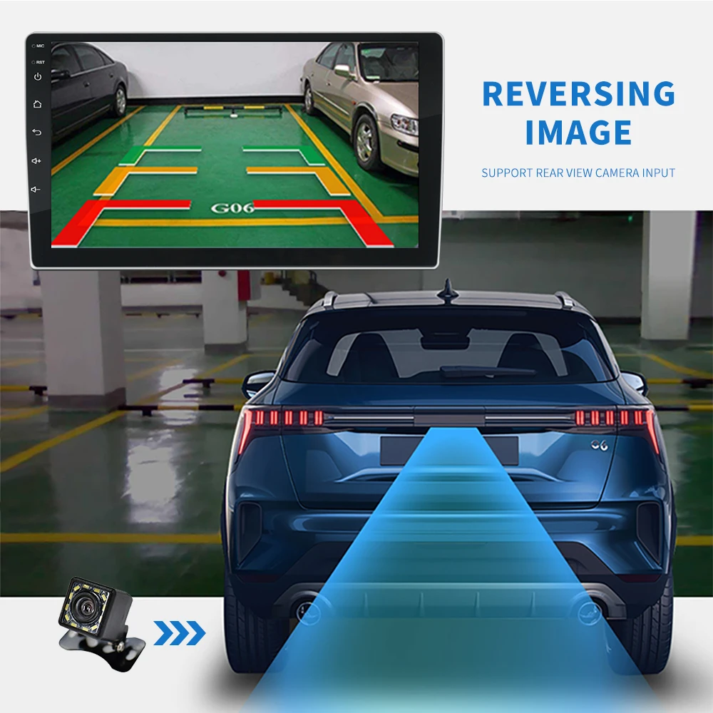 2 + 32GB Voiture 2 Din Android IPS Moniteur Joueur avec 7 9 10.1 pouces GPS Bluetooth EQ MP3 MP4 MP5 Radio 2.5D Capacitif Écran Tactile