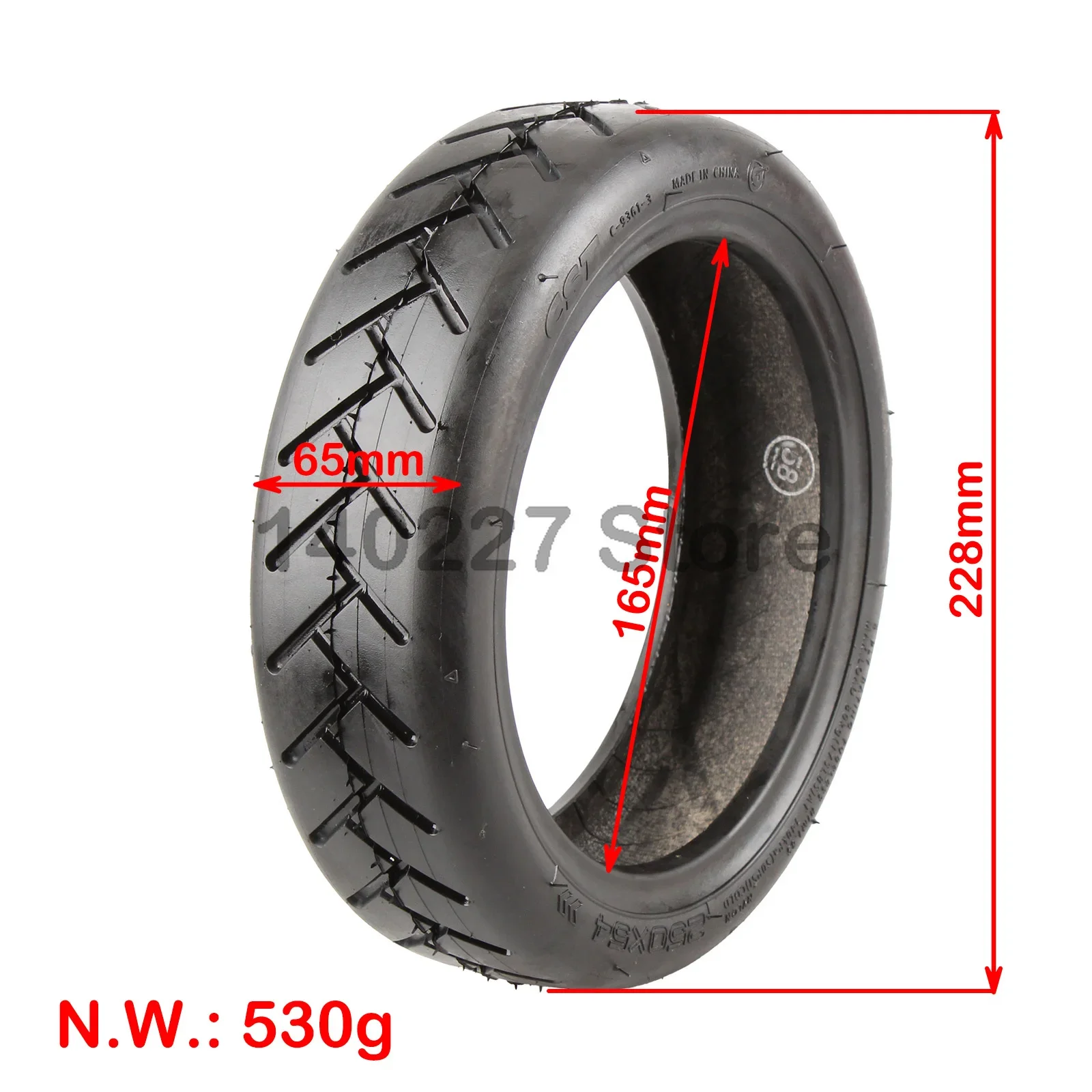 CST Electric Scooter Anti-piercing Thicken Inflatable Tire Rubber 250x54 for Xiaomi M365/Pro/1S Scooter Front Rear Outer Tires