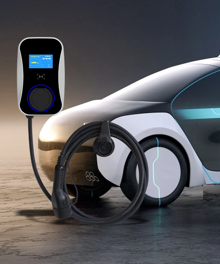 New Design AC European Standard 16A 32A Type 2 Ev Charging Pile Station 7KW Wall Mounted Ev Charging Station