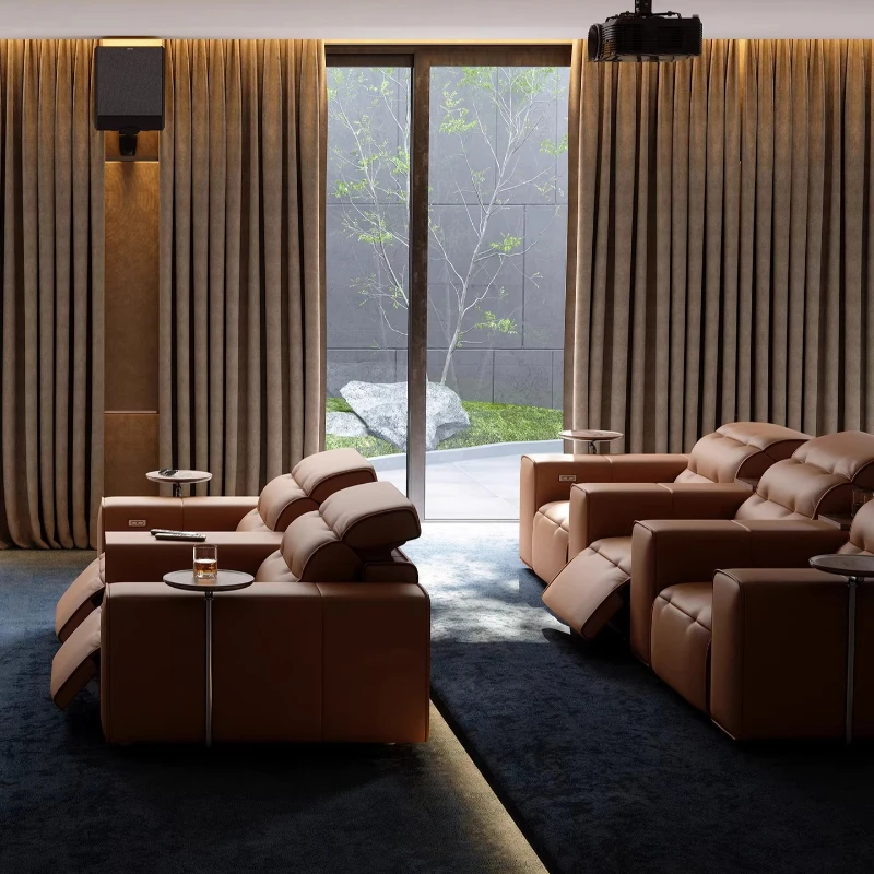 Top-grain Leather Electric Sof - огляд і ціна Home Cinema Couch