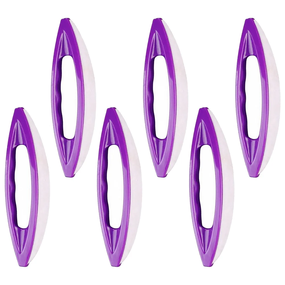 6 stuks Art Tool Vingerverzorging Salon Gebruik Schapenvacht Nagelpolijsten Buffer Draagbare manicure accessoire Huishoudelijke nagelverzorging