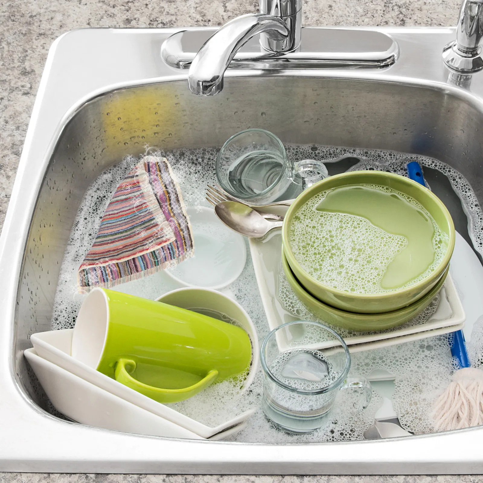 

10Pcs Square Handkerchief for Children Soft Absorbent Cotton Towel Washable Kids Wipe Cloth Home Trip Gift Baby Bath Face