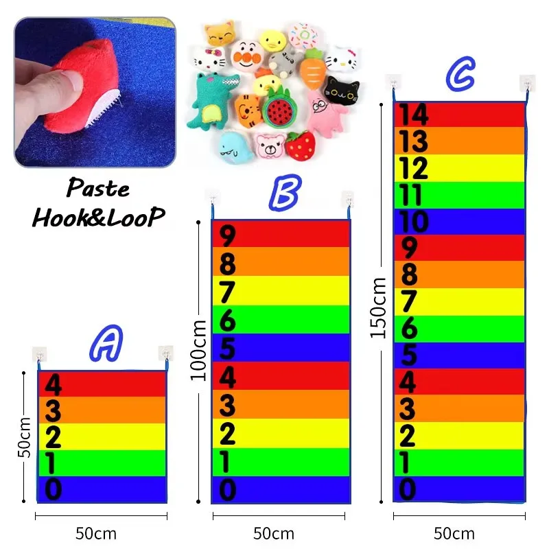 Funy Kids Touch High Carpet Games Bounce Trainer Promote Growth Fun Sports Toy Height Ruler Indoor Outdoor Toys For Childrens