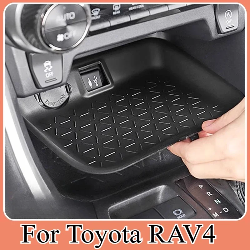 ​​For Toyota RAV4/WILDLANDER 2020-2025: Laser-Cut Console Mats Anti-Slip Interior Decor Upgrade Interior Decorative Accessories