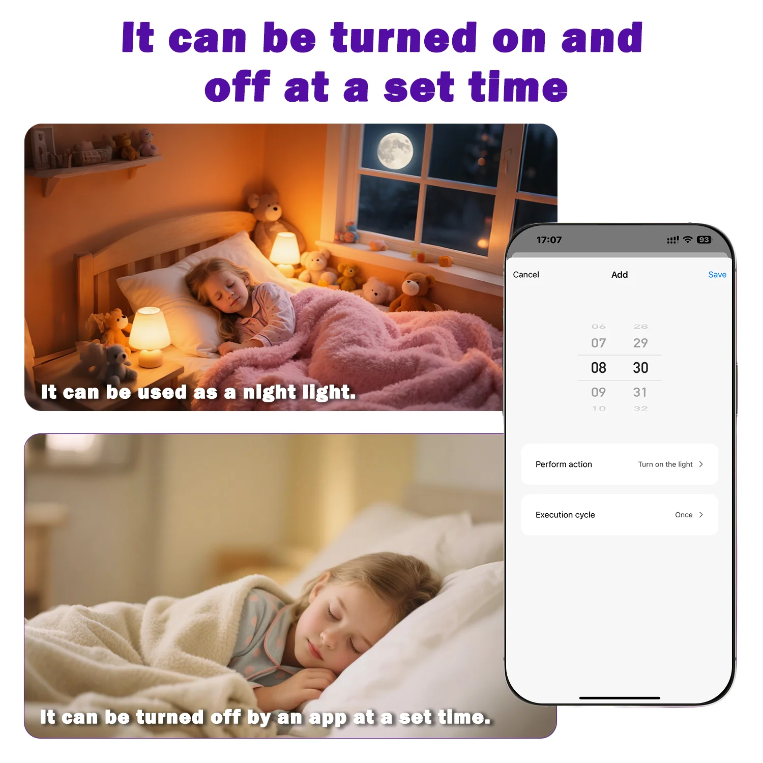 4pcs, Smart Bulbs, RGBCW LED Bulbs, Color Changing Dimmable Bulbs with App Control & Music Sync for Home Lighting.