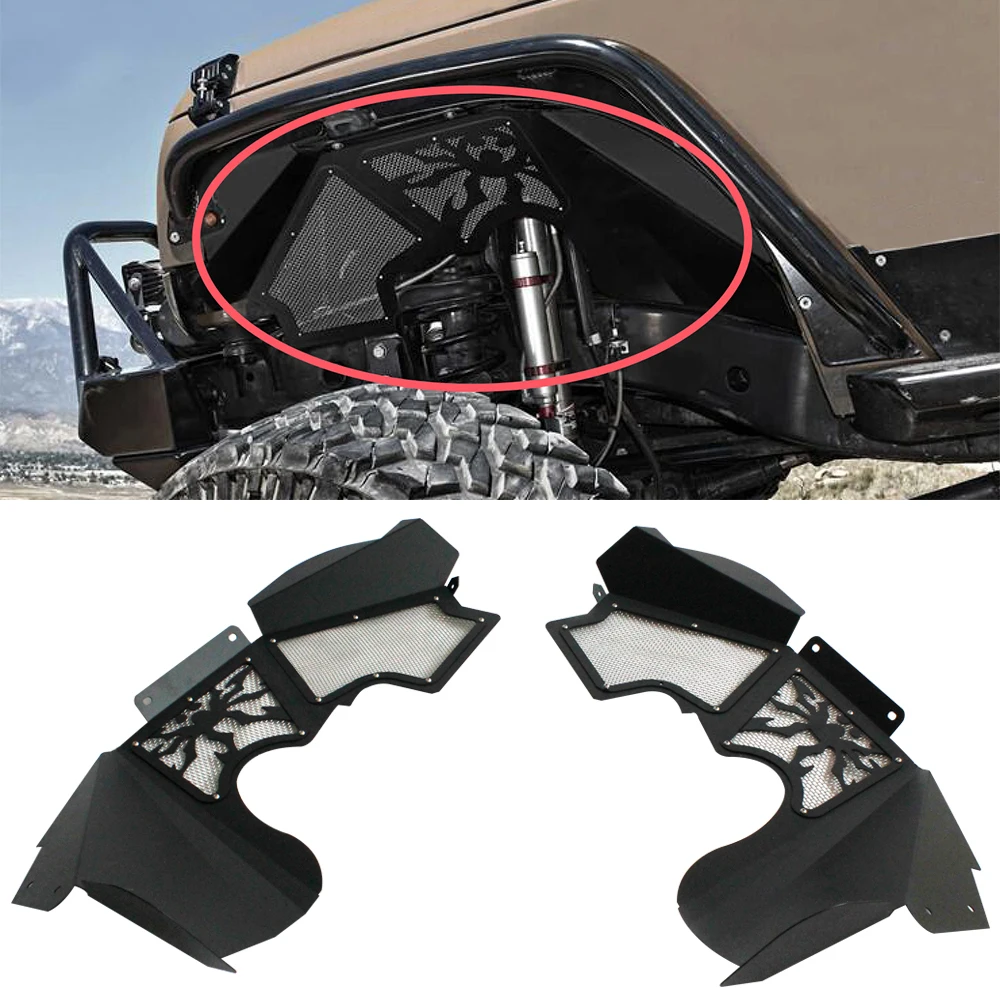 

For Jeep Wrangler JK 2007-2017 Front Inner Fender Kit 2PCS