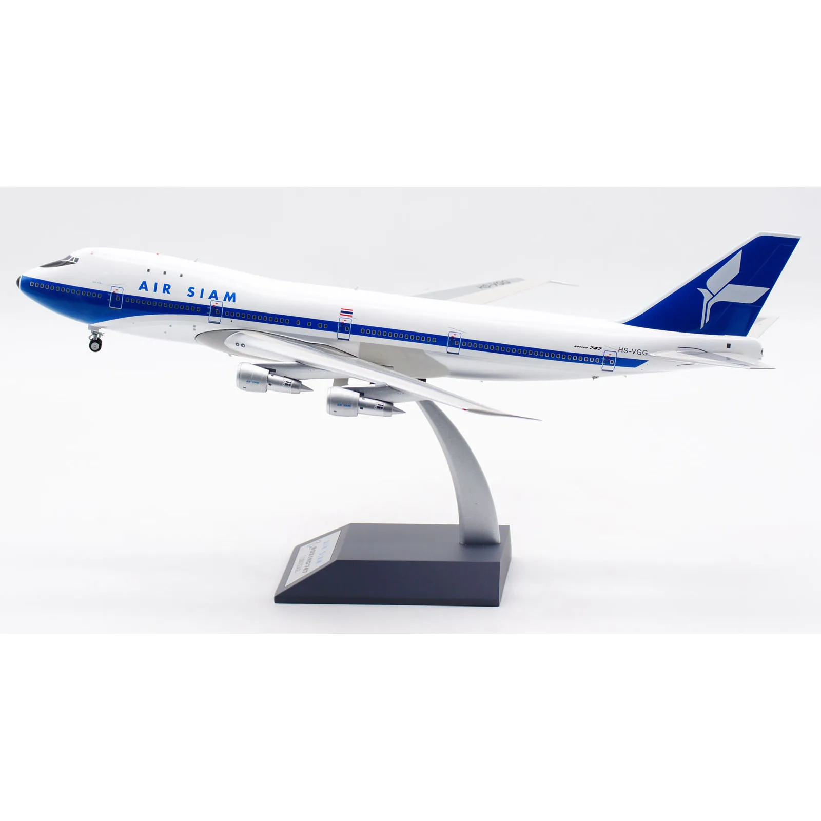 IF742VG1122 Alloy Collectible Plane Gift INFLIGHT 1:200 AIR SIAM Boeing B747-200 Diecast Aircraft Jet Model HS-VGG With Stand