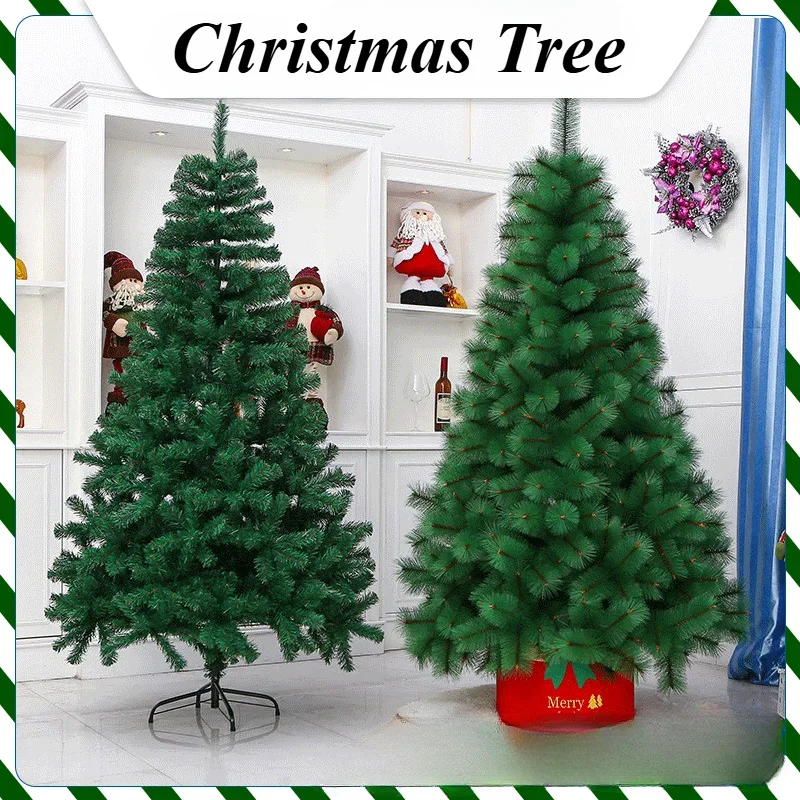 Mini árbol de Navidad de pino Artificial, suministros de decoración, hojas encriptadas, ramas, portátil, Simple de instalar, regalo