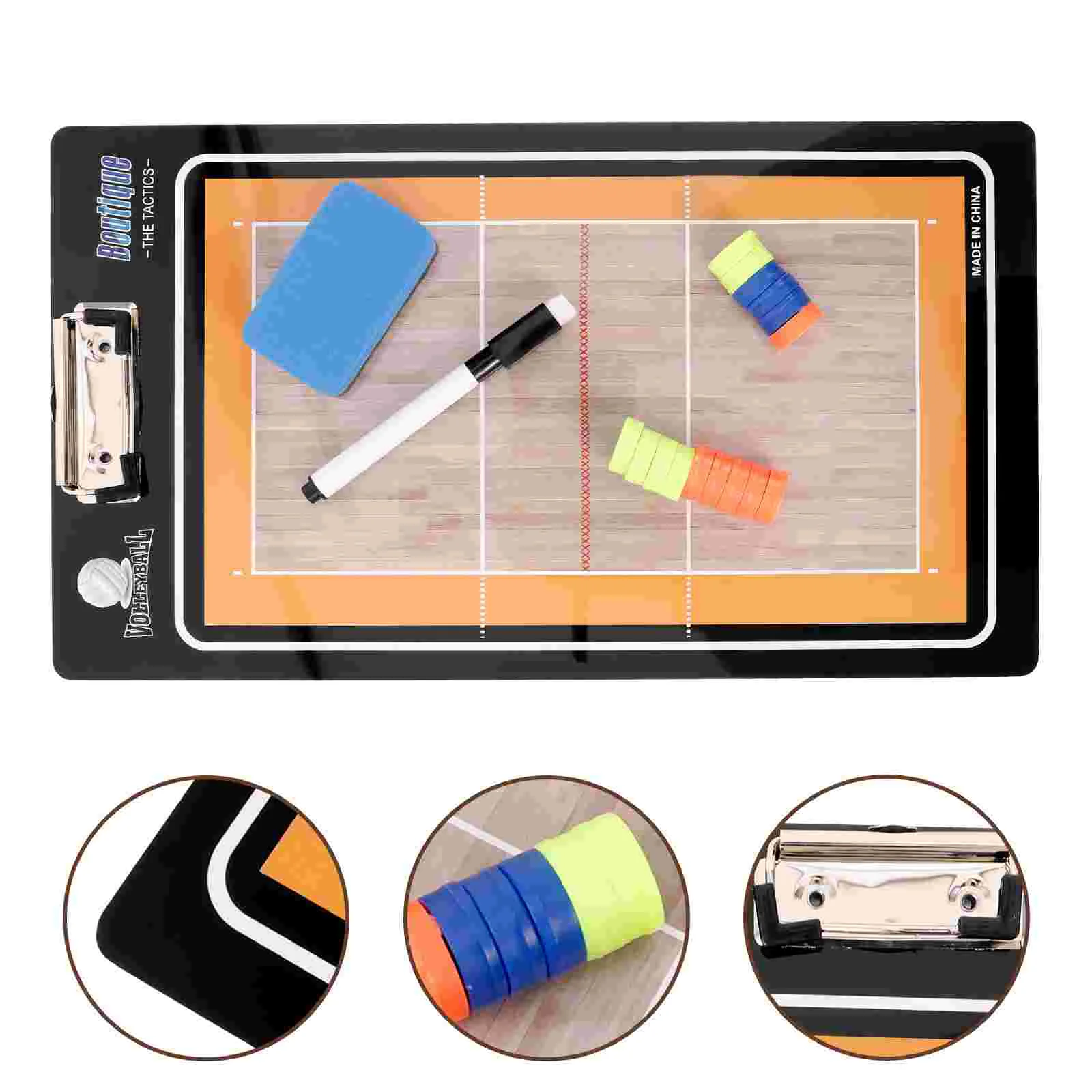 

Basketball Volleyball Board Clipboard Football PVC Coaching Portable Plastic Coaches