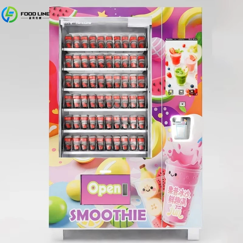Smoothie Ice Soda Slush Frozen Cold Ice Drink Machine Beverage Maker Commercial Slushy Making Vending Machine Sale Customized