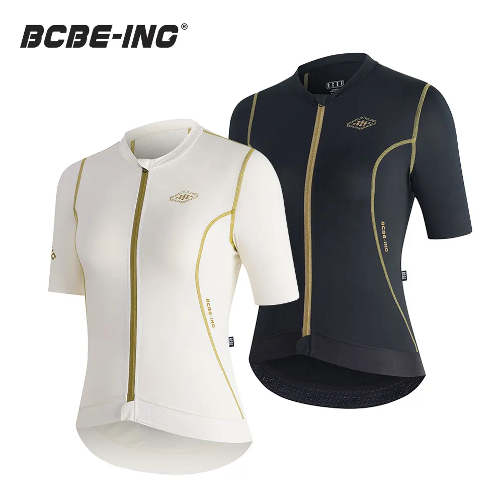 

BCBE-ING Women Cycling Jersey Summer Slim Fit Anti UV Bicycle Jersey Breathable Quick Dry Cycling Clothes For Women Small Size
