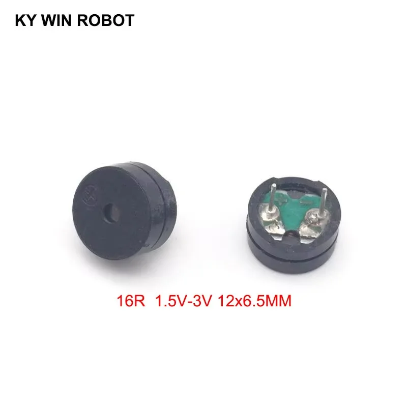 10PCS/Lot Passive Buzzer AC 12MM*6.5MM 12065 16R Resistance 1.5V-3V In Common Use New Wholesale