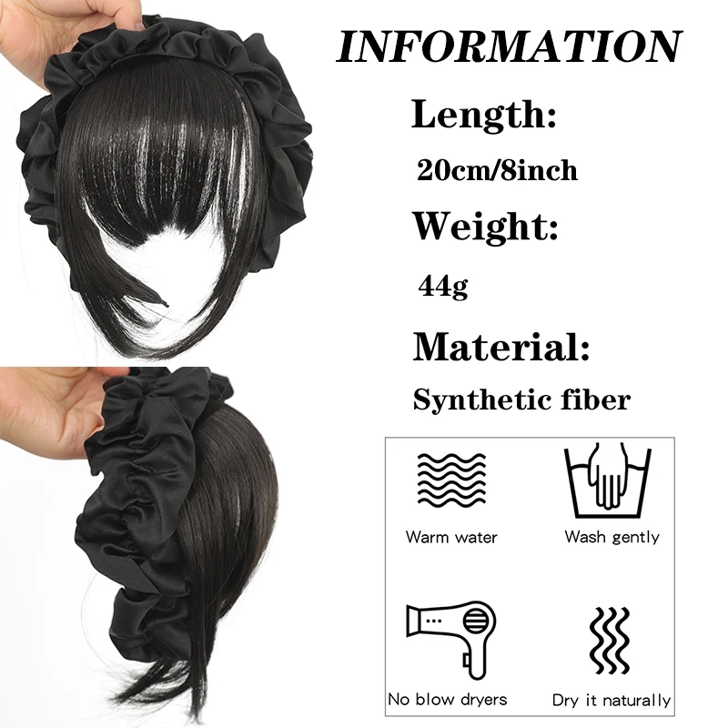 MSTN-Bandeau de Cheveux Synthétiques, Tresses, Perruques, Degré de Chaleur, Extensions, Postiches