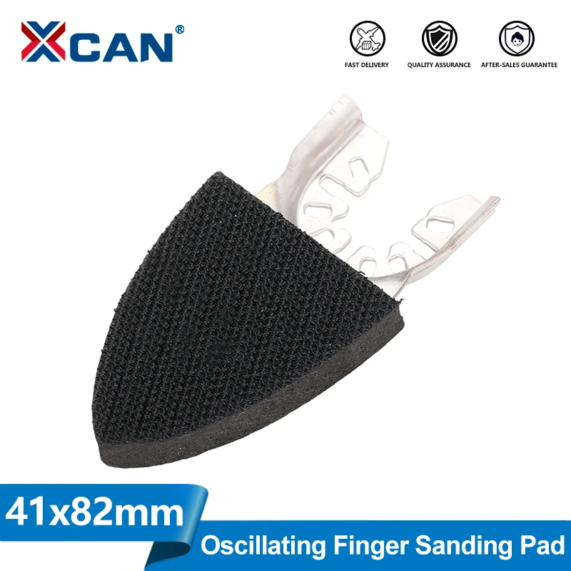 

XCAN 1pc 41x82mm Triangle Oscillating Multitool Oscillating Finger Sanding Pad Sanding Disc For Power Tool