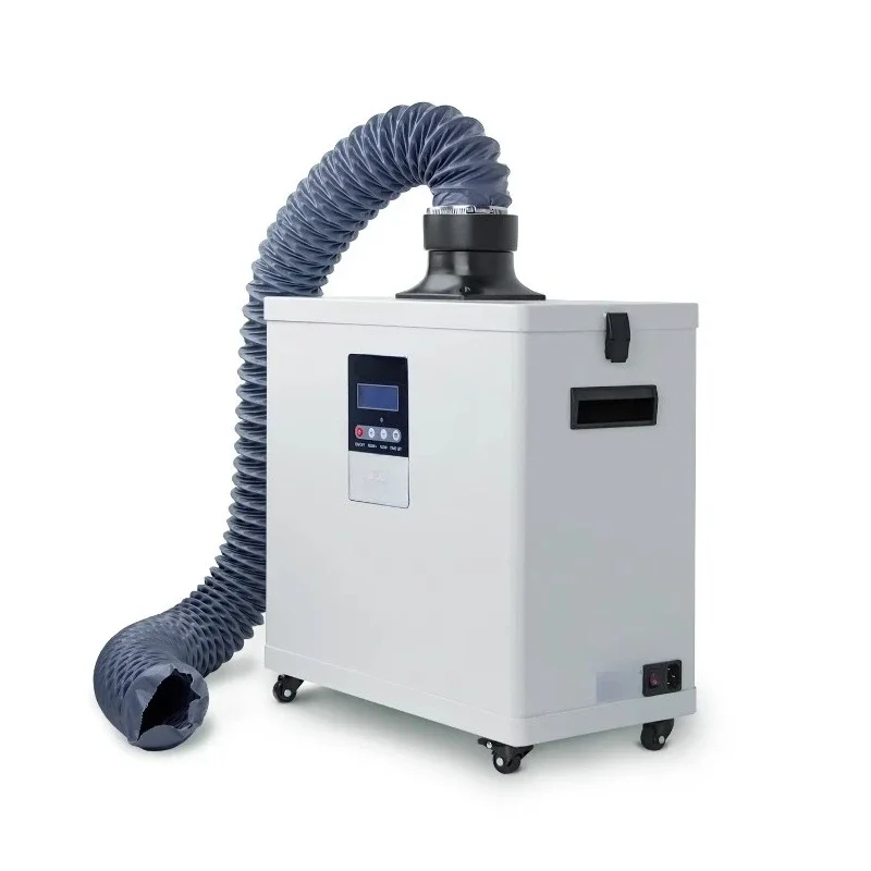 200W Latest  Purifier With L-shaped Exhaust Port for Soldering,3-Stage Filtration, Fume Extractor System